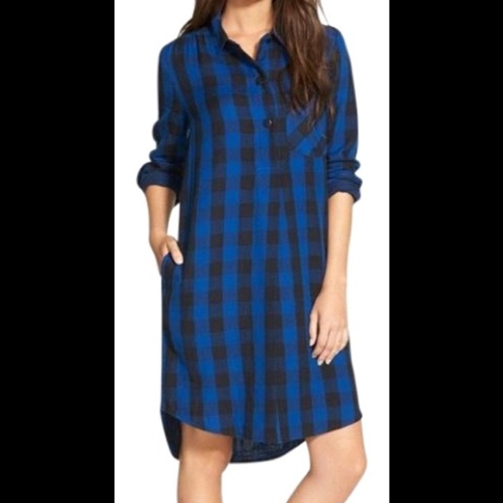 Madewell Latitude Buffalo Check Shirtdress